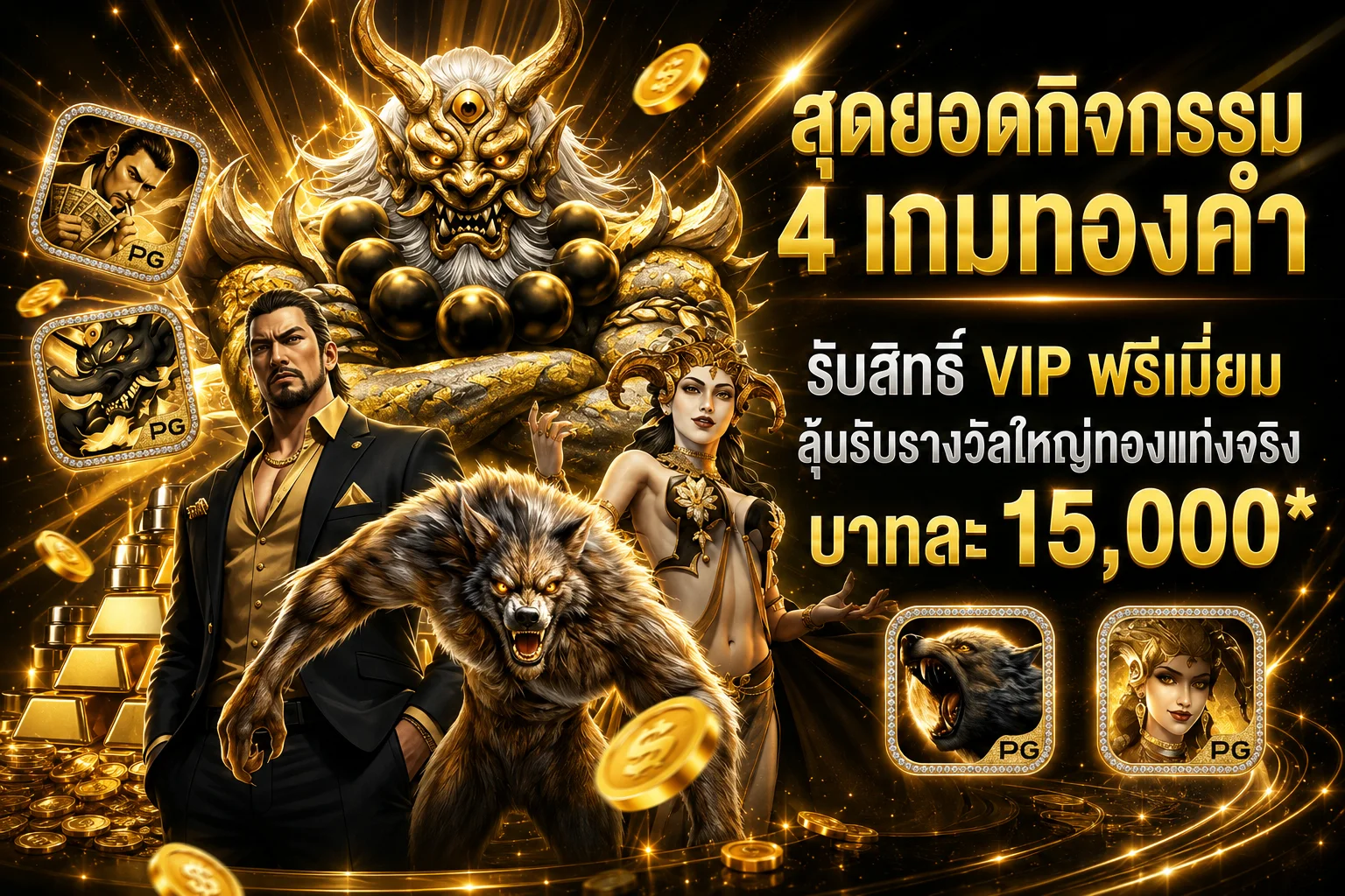 แบนเนอร์รวมประเภทหวยออนไลน์ ผลหวยรัฐบาล หวยลาว หวยฮานอย และหวยหุ้นในหน้าเดียว